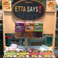 TT O'Dell will be happy to see more Etta Say's jerky treats on our shelves next month. #superzoo2015 #clientrequests #bestjobever • <a style="font-size:0.8em;" href="http://www.flickr.com/photos/98807890@N02/19929535351/" target="_blank">View on Flickr</a>