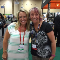 Meeting Kamie from Majesty's pet supplements. Wonderful products for our clients to try. I would not have found her without a connection from Gus Restinas' mom. Thanks, Erin! #dogtiredak #familyties #superzoo2015 • <a style="font-size:0.8em;" href="http://www.flickr.com/photos/98807890@N02/19929500611/" target="_blank">View on Flickr</a>